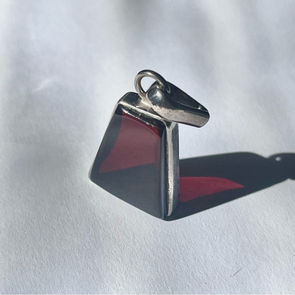 Red Amber Pendant